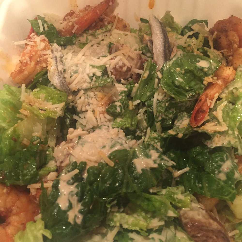 Grilled shrimp Caesar salad Grilled shrimp Caesar salad