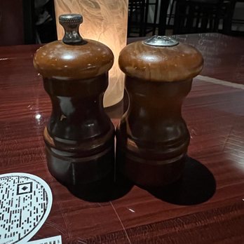 Three Vines Bistro - Nice salt shaker and pepper grinder! - Pizza Near Me - Saratoga Springs, New York Three Vines Bistro - Nice salt shaker and pepper grinder! - Pizza Near Me - Saratoga Springs, New York