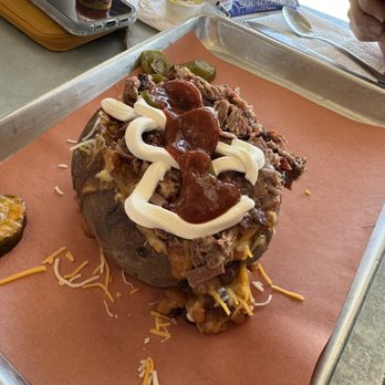 Cackle & Oink BBQ - Super spud - Barbeque Near Me - Sherman, Texas Cackle & Oink BBQ - Super spud - Barbeque Near Me - Sherman, Texas