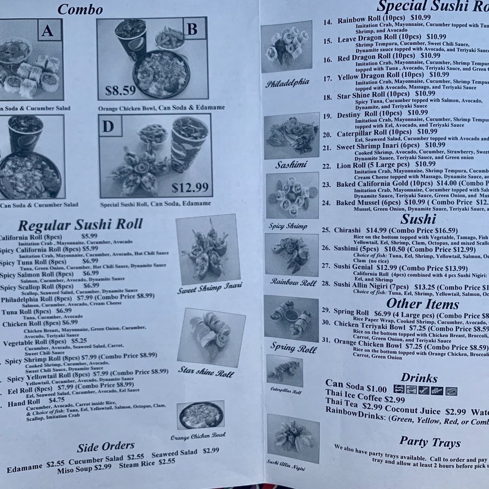 Fleurichi Express Sushi - Menu - Sushi Bars Near Me - Clovis, California