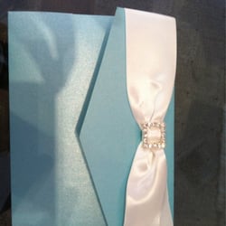 Something Blue - The style were using but she is making it in our colors.