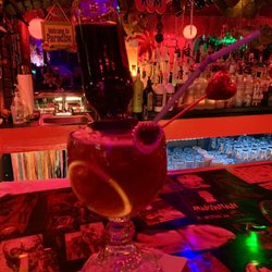 Rendezvous Tiki Lounge - The epic Badass Margarita with a Mike's Black Cherry hard lemonade