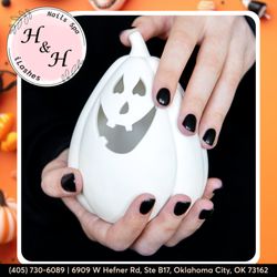 H&H Nails Spa & I Lashes - New nails just in time for Halloween. Feeling festive and ready!