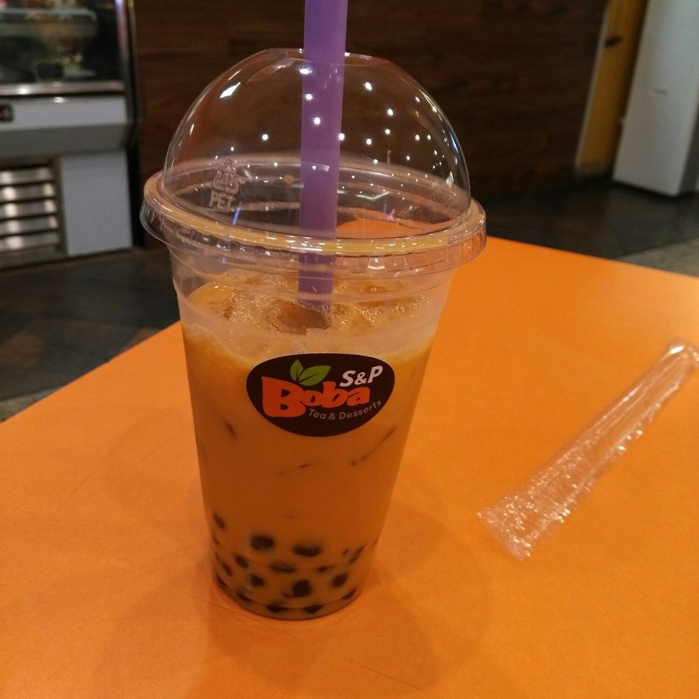 Thai tea boba Thai tea boba