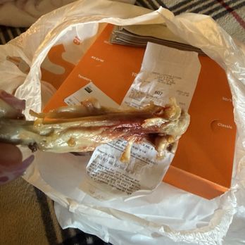 Popeyes Louisiana Kitchen - Drum stick no fully cooked, my son ate it by the time he processed that he was looking at blood - Chicken Wings Near Me - Wildomar, California Popeyes Louisiana Kitchen - Drum stick no fully cooked, my son ate it by the time he processed that he was looking at blood - Chicken Wings Near Me - Wildomar, California