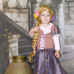 Fabric Place Basement - Rapunzel/Tangled outfit also made with fabrics bought at FPB .