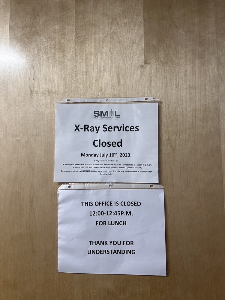SMIL SOUTHWEST MEDICAL IMAGING Updated October 2024 25 Reviews 20940 N Tatum Blvd, Phoenix