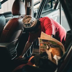 The first step in our full service wash is an interior blow out with a tornador and a full vacuum. additionally we can wash your floor mats
