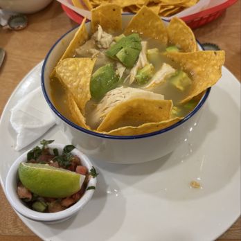 Guero Mex Grill - Fully Avocado-Loaded Seasoned Chicken Soup   :) - Mexican Near Me - Grayson, Georgia