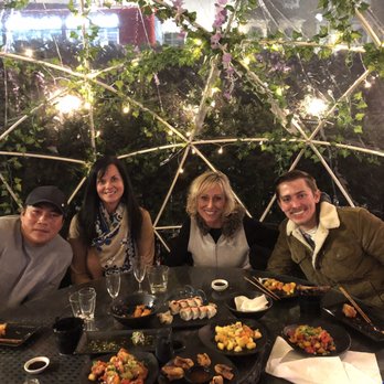 Inamo Camden - Dinning Inside the igloo - Pan Asian Near Me - London, XGL