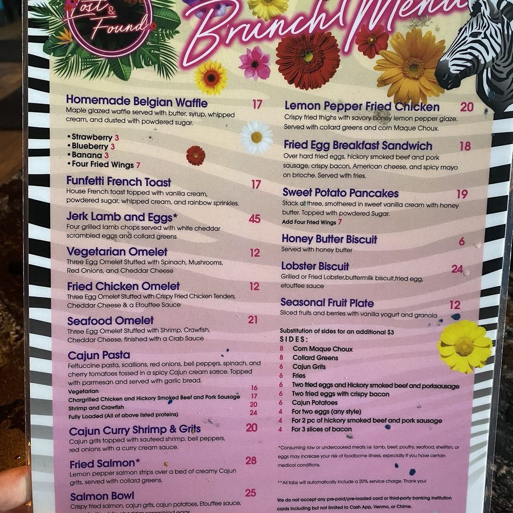 Lost & Found - Brunch Menu - Cocktail Bars Near Me - Houston, Texas Lost & Found - Brunch Menu - Cocktail Bars Near Me - Houston, Texas