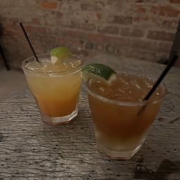 East End Sunrise (left), Dark 'n Stormy (right)