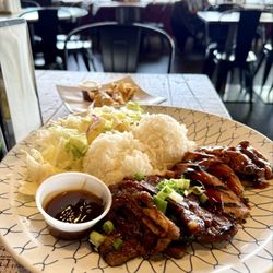 Grilled Chicken and Beef Combo (short ribs)