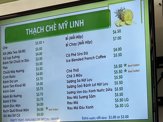 Menu photo 6 Thach Che My Linh Westminster, CA Menu photo 6 Thach Che My Linh Westminster, CA