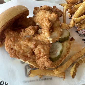 Super Chix - Close-up of the chicken sandwich - Sandwiches Near Me - Williamsburg, Virginia