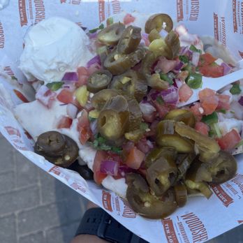 PNC Bank Arts Center - Tim Love nachos w/o brisket. Hefty, delicious portion for only $10! - Ticket Sales Near Me - Holmdel, New Jersey PNC Bank Arts Center - Tim Love nachos w/o brisket. Hefty, delicious portion for only $10! - Ticket Sales Near Me - Holmdel, New Jersey
