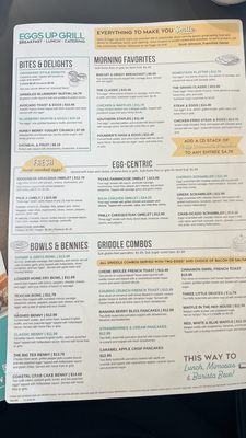 Menu photo 3 Eggs Up Grill Garner, NC