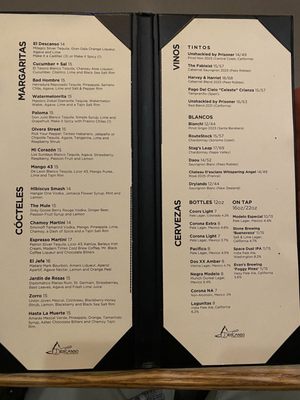 Menu photo 1 Descanso Costa Mesa, CA Menu photo 1 Descanso Costa Mesa, CA