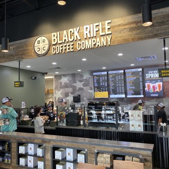 Black Rifle Coffee Company - customers at the counter - Coffee & Tea Near Me - Cypress, Texas