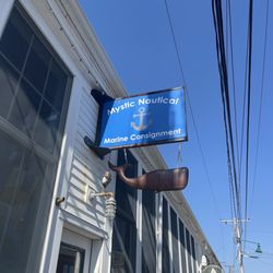 Marine Consignment of Mystic - The Sign for the store