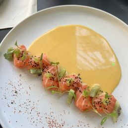 Salmon toradito Salmon toradito
