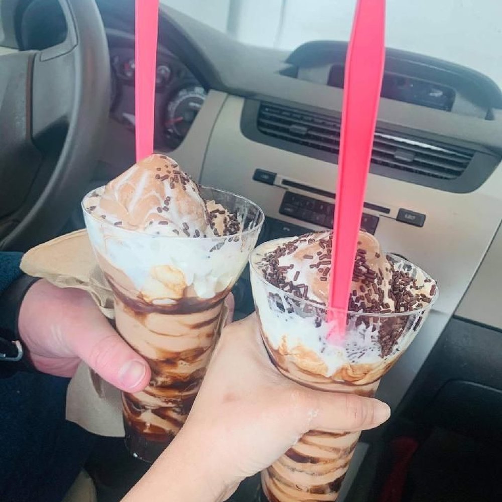 Hot chocolate parfait