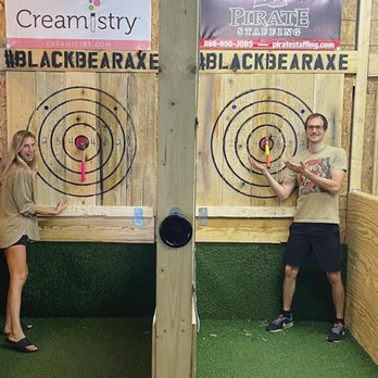 Black Bear Axe Throwing - Perfect for families...dates...and any other reason! - Axe Throwing Near Me - Newnan, Georgia Black Bear Axe Throwing - Perfect for families...dates...and any other reason! - Axe Throwing Near Me - Newnan, Georgia