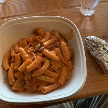 More Than Pasta - Rigatoni in the Beef Dry-Aged Sausage Vodka sauce. - Pasta Shops Near Me - Park Ridge, Illinois More Than Pasta - Rigatoni in the Beef Dry-Aged Sausage Vodka sauce. - Pasta Shops Near Me - Park Ridge, Illinois