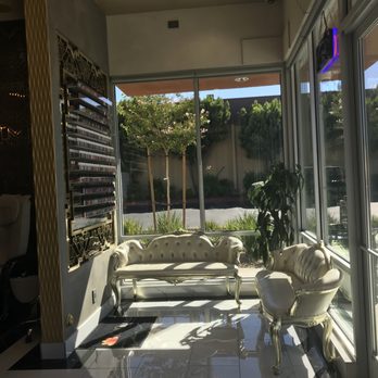 Jojo Nails - Waiting area by reception - Nail Salons Near Me - Glendora, California
