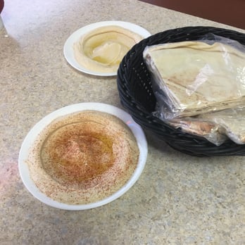 Aladdin's Restaurant - Hummus for two! - Mediterranean Near Me - Lansing, Michigan