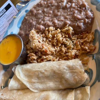 Lupe Tortilla Mexican Restaurant - Taco Al carbon Kids plate comes with free ice cream - Tex-Mex Near Me - Humble, Texas
