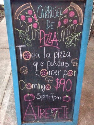 Menu photo 3 Pizzería La Barra México, D.F., DIF