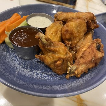 Serrano Vista Café - Chicken Wings with Asian BBQ sauce. - Bars Near Me - Las Vegas, Nevada Serrano Vista Café - Chicken Wings with Asian BBQ sauce. - Bars Near Me - Las Vegas, Nevada