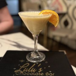 Lulu's Chocolate Bar - Dreamsicle Martini