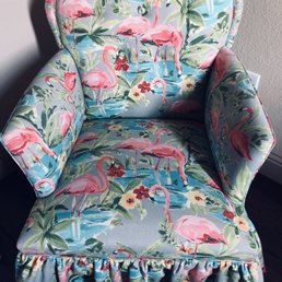 My little boudoir chair is adorable again. New padding made a huge difference and the fabric is perfectly placed. My little boudoir chair is adorable again. New padding made a huge difference and the fabric is perfectly placed.