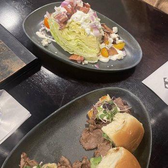 Taverne In The Sky - Wedge salad and sliders - American Near Me - Green Bay, Wisconsin Taverne In The Sky - Wedge salad and sliders - American Near Me - Green Bay, Wisconsin