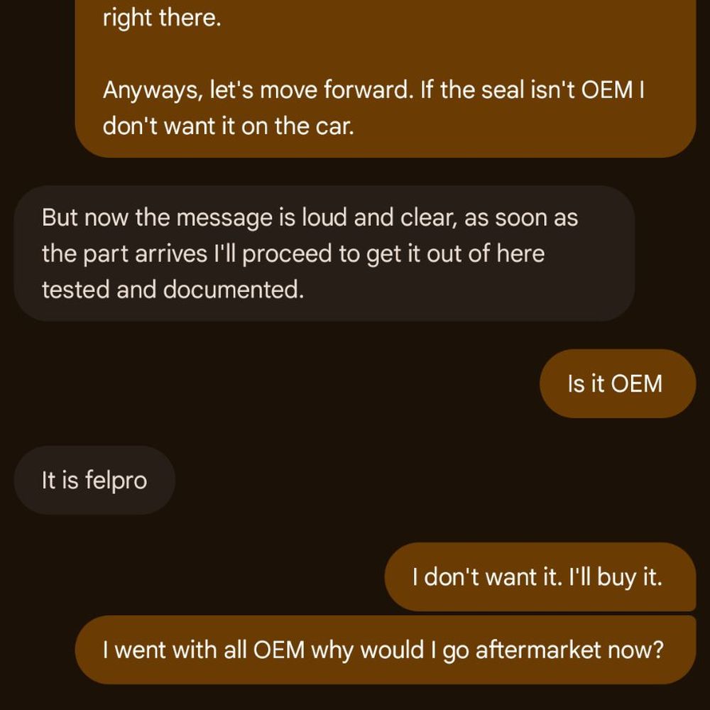 Boston Auto Works - Shop owner putting a cheap aftermarket gasket without my permission instead of OEM since I bought everything OEM - Auto Repair Near Me - Malden, Massachusetts