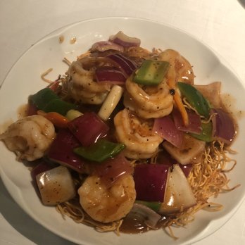 明閣 - Shrimp and Noodles dish - Cantonese Near Me - Hong Kong, HK