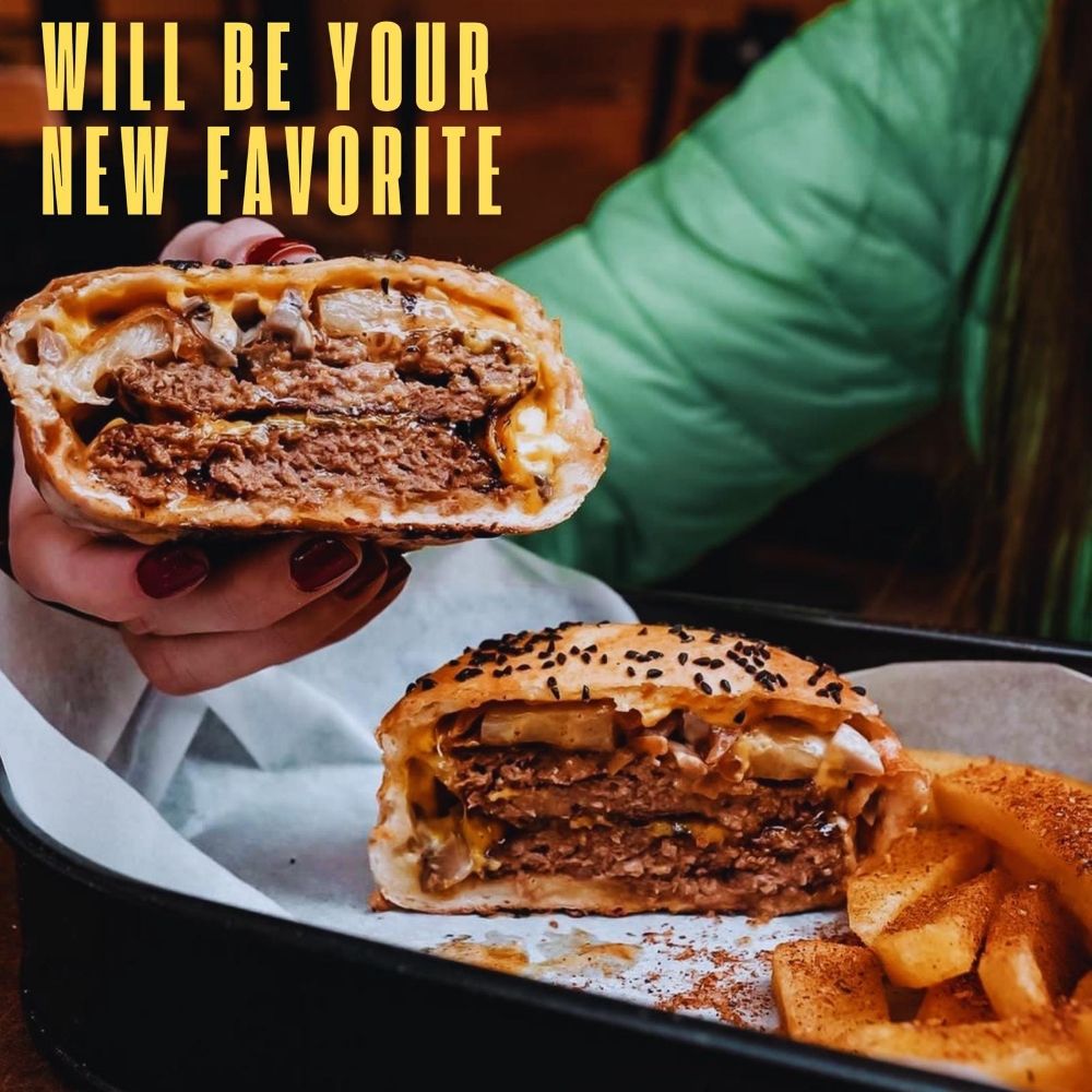 Food from Calzone Burger