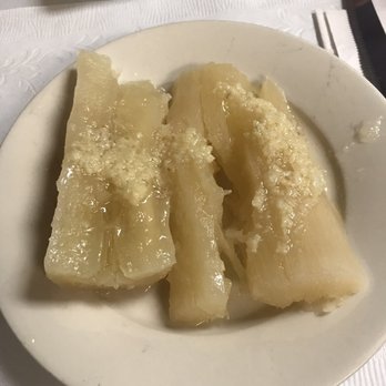 La Isla Restaurant - Yuca (I asked for red onions which somewhat saved it) - Cuban Near Me - Hoboken, New Jersey La Isla Restaurant - Yuca (I asked for red onions which somewhat saved it) - Cuban Near Me - Hoboken, New Jersey