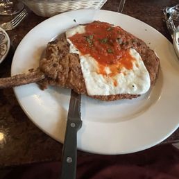 Veal Parmigiana. Veal Parmigiana.