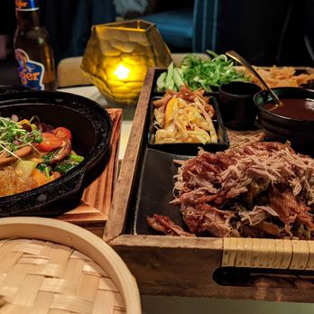 Dinner - Stir fried vegetables and crispy duck - Wok Near Me - Oslo, 03 Dinner - Stir fried vegetables and crispy duck - Wok Near Me - Oslo, 03