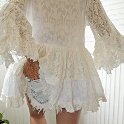 The Look Factory - One of our cotton lace embellished tops