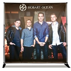 Color Digital Graphics - 8x8 Adjustable Banner Stand w/ 13 oz vinyl print