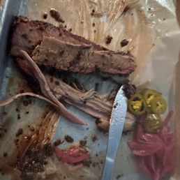 Half eaten brisket Half eaten brisket