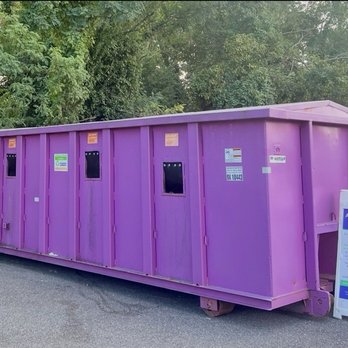 Mason District Government Center - 8/20/2022 Glass recycling bin a.k.a. the purple monster - Recreation Centers Near Me - Annandale, Virginia Mason District Government Center - 8/20/2022 Glass recycling bin a.k.a. the purple monster - Recreation Centers Near Me - Annandale, Virginia