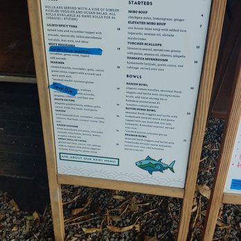Satori - This was today's menu board it might be helpful for people - Sushi Bars Near Me - Makawao, Hawaii Satori - This was today's menu board it might be helpful for people - Sushi Bars Near Me - Makawao, Hawaii