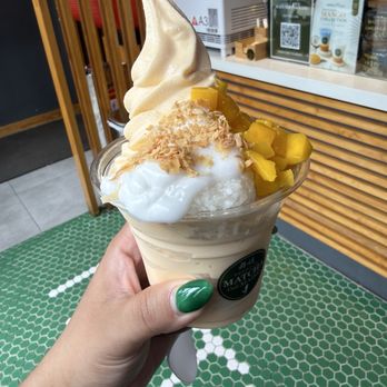 Matcha Cafe Maiko - Mango sticky rice soft serve sundae - Coffee & Tea Near Me - New York, New York Matcha Cafe Maiko - Mango sticky rice soft serve sundae - Coffee & Tea Near Me - New York, New York