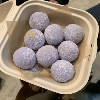 AlimamaTea - Taro munchkin. So good!! Definitely will come back. - Desserts Near Me - New York, New York AlimamaTea - Taro munchkin. So good!! Definitely will come back. - Desserts Near Me - New York, New York