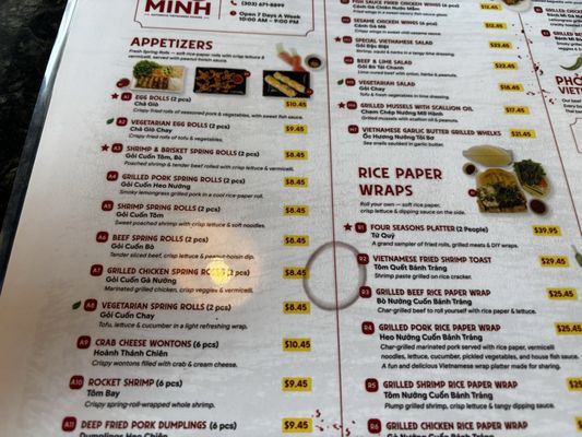Menu photo 3 Pho Minh Havana Aurora, CO